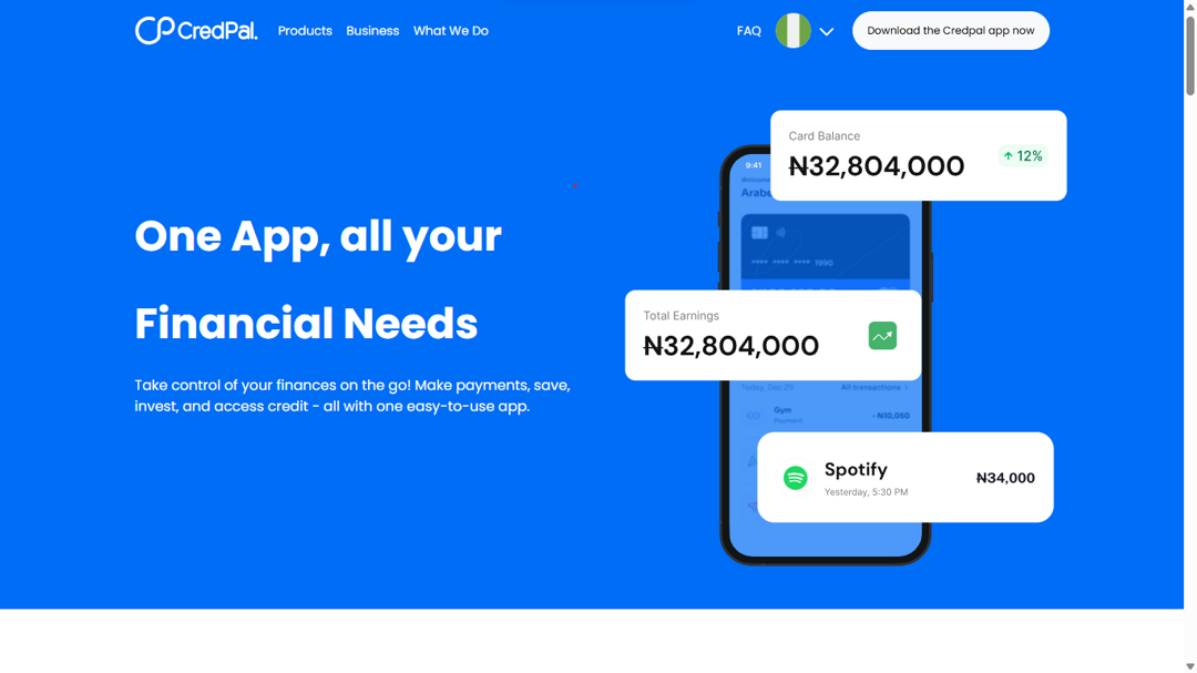CredPal Landing Page Thumbnail